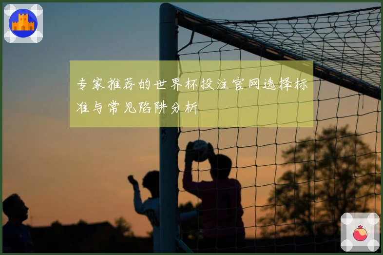 专家推荐的世界杯投注官网选择标准与常见陷阱分析